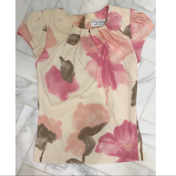 Zara Tops Zara Floral Top Poshmark